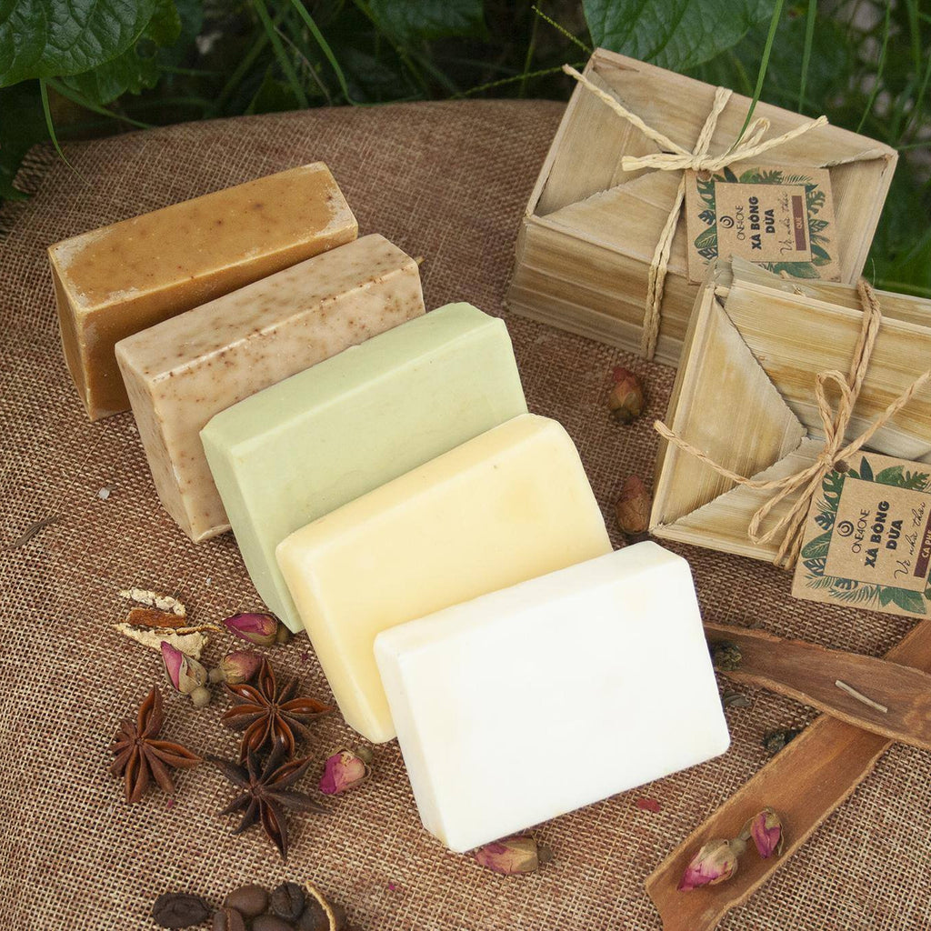 Coconut soap bar