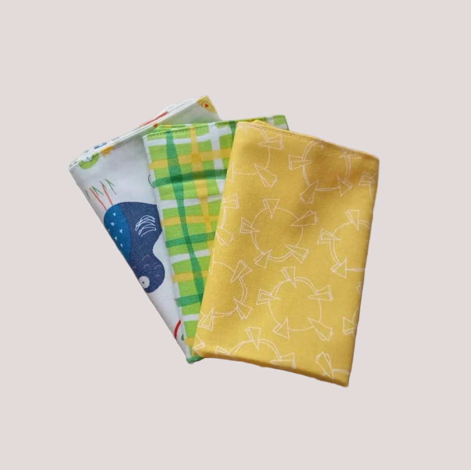Cotton handkerchiefs later alligator set 5