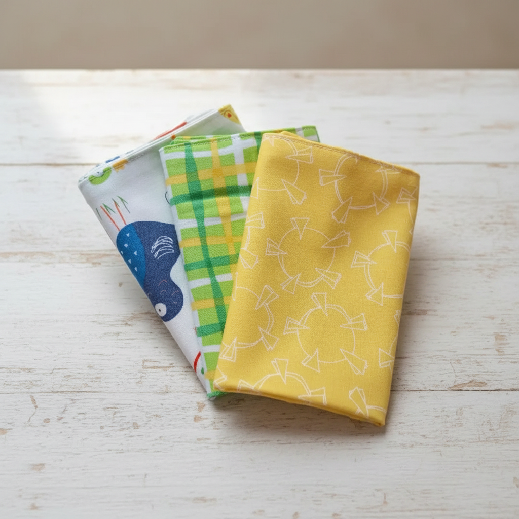 Cotton handkerchiefs later alligator set 5