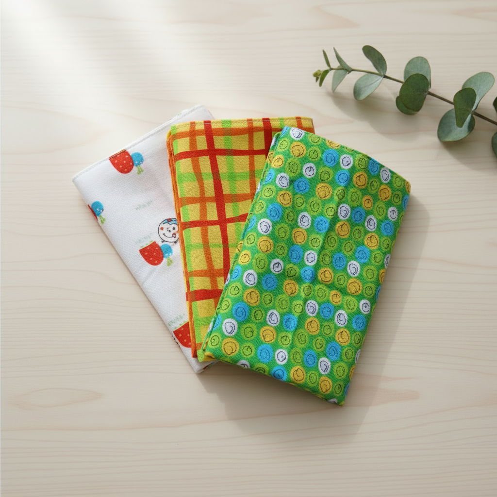 Cotton handkerchiefs later alligator set 7