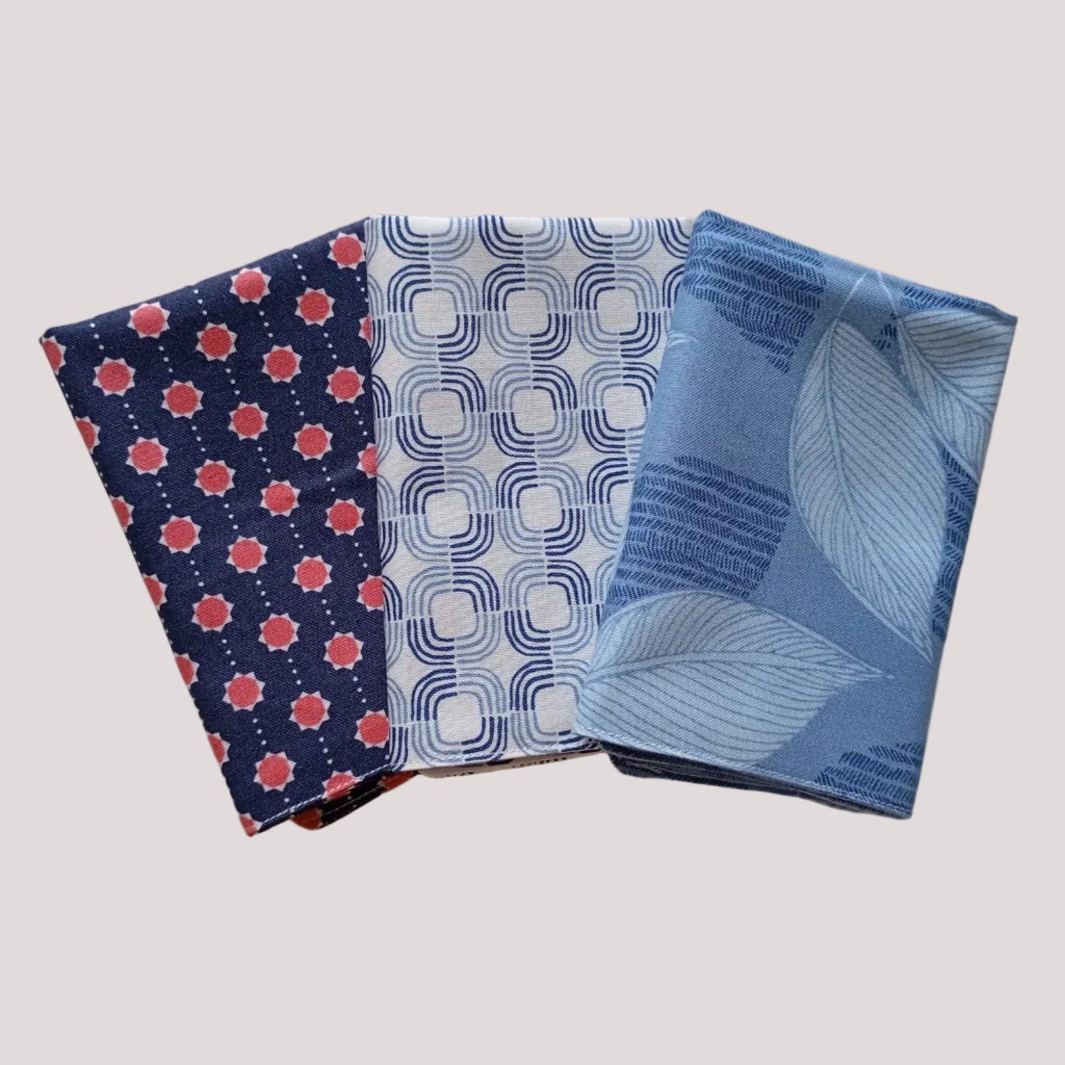 Cotton handkerchiefs orange sea set 3