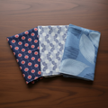 Cotton handkerchiefs orange sea set 3