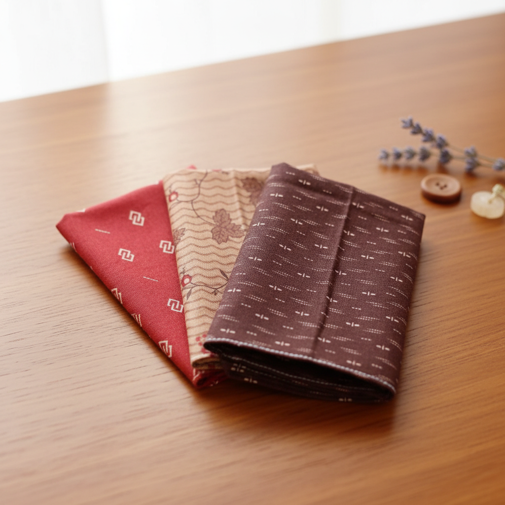 Cotton handkerchiefs classic set 2