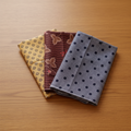 Cotton handkerchiefs classic set 1