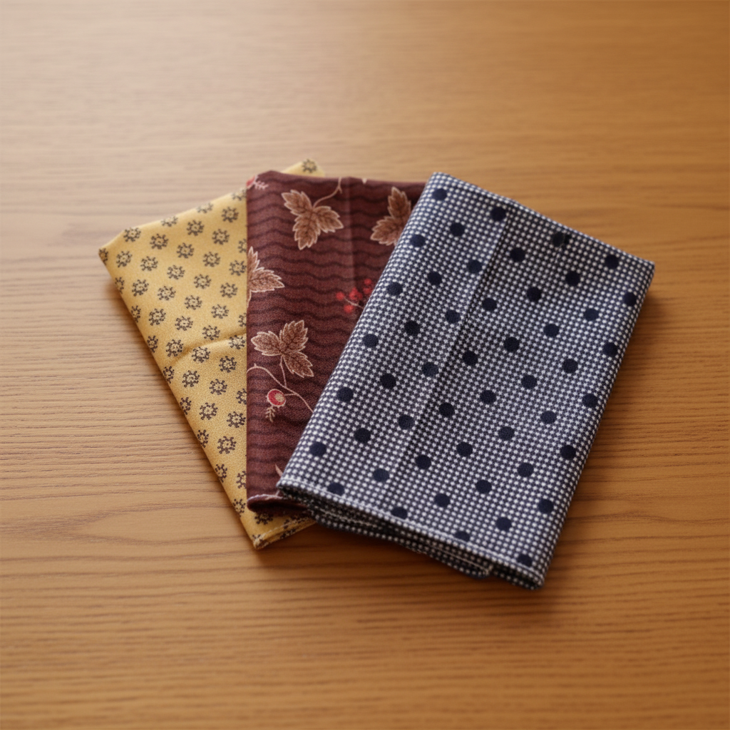Cotton handkerchiefs classic set 1