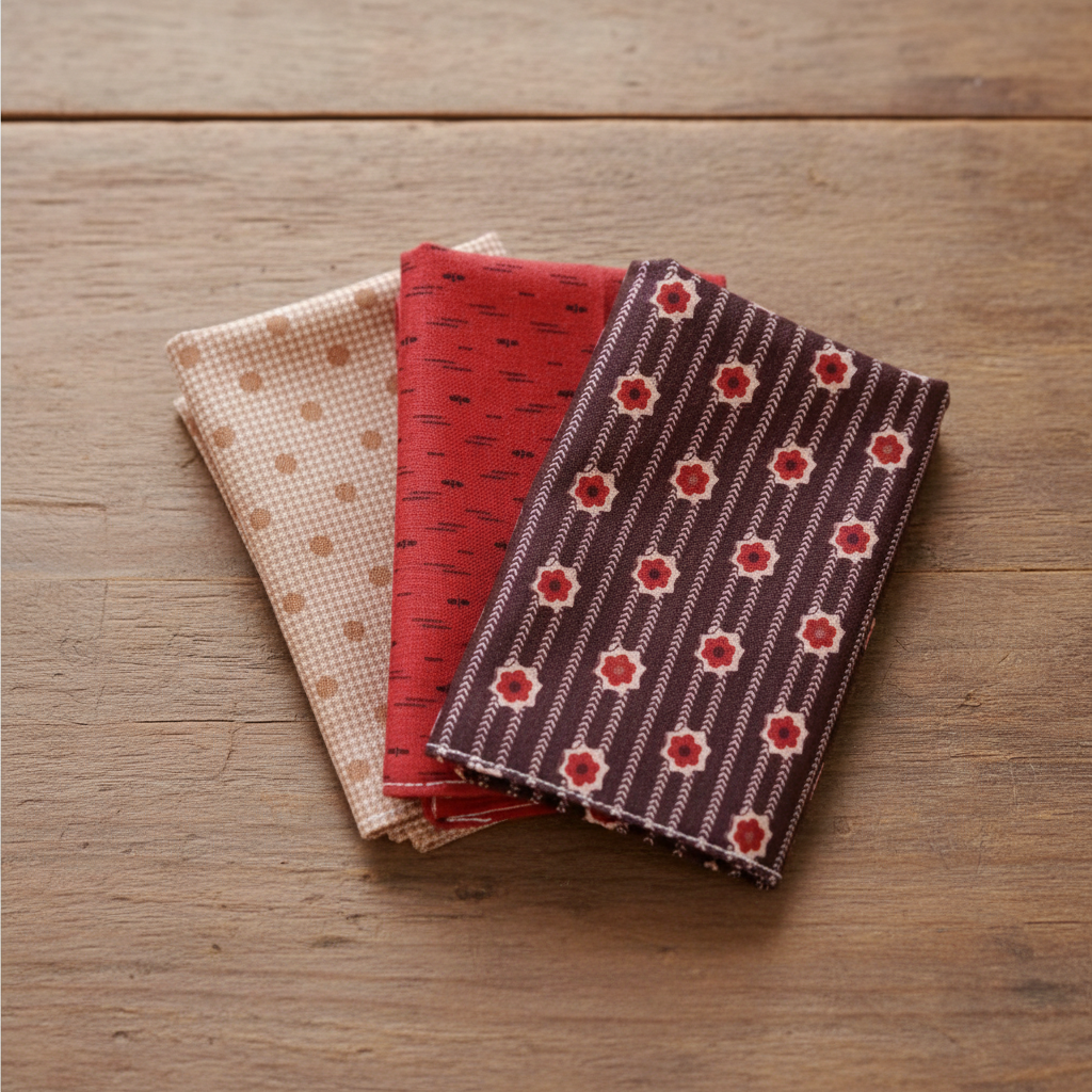 Cotton handkerchiefs classic set 4