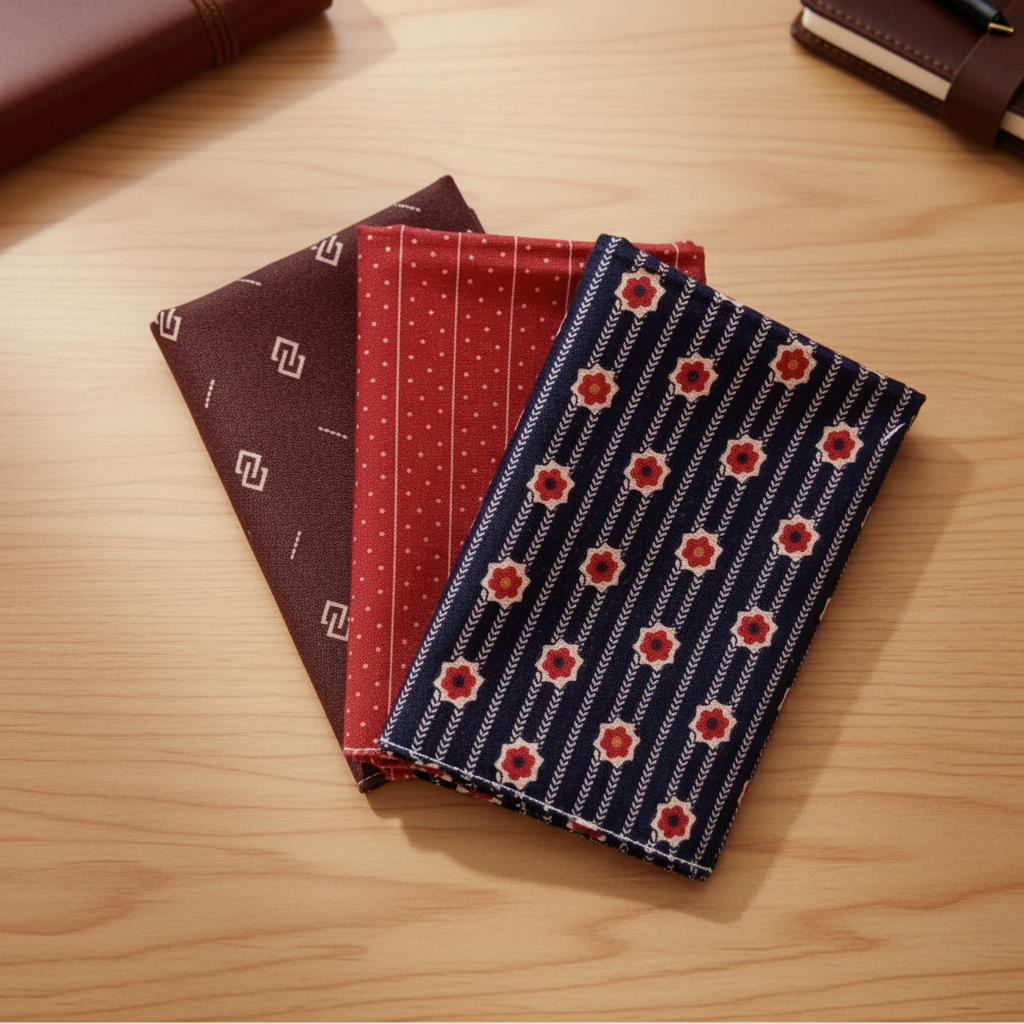 Cotton handkerchiefs classic set 5