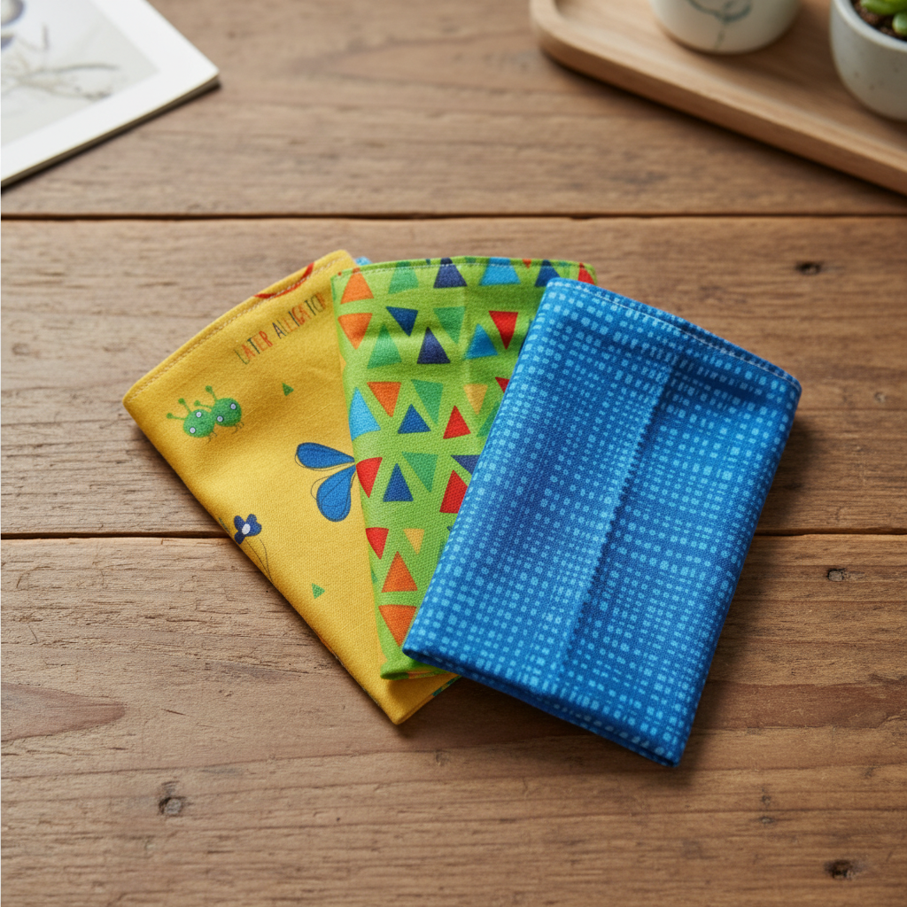 Cotton handkerchiefs later alligator set 2