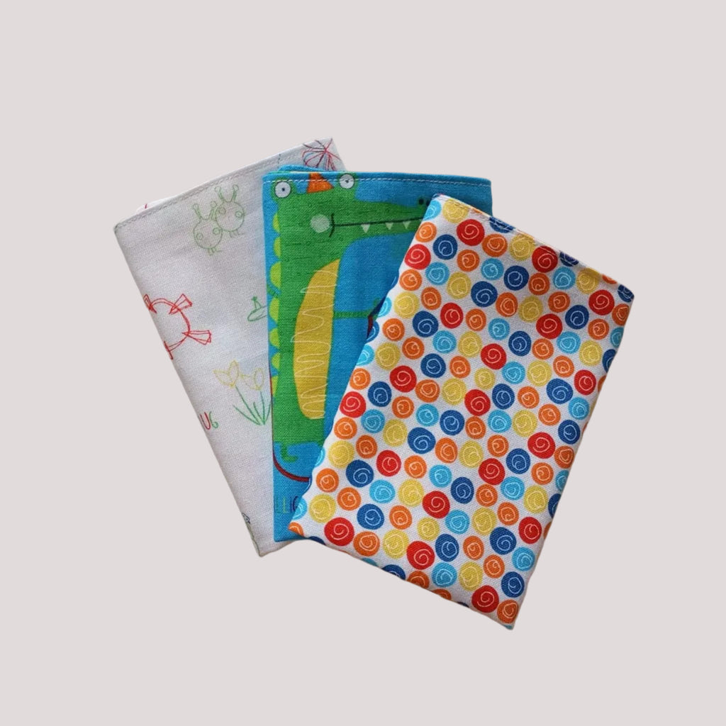 Cotton handkerchiefs later alligator set 3