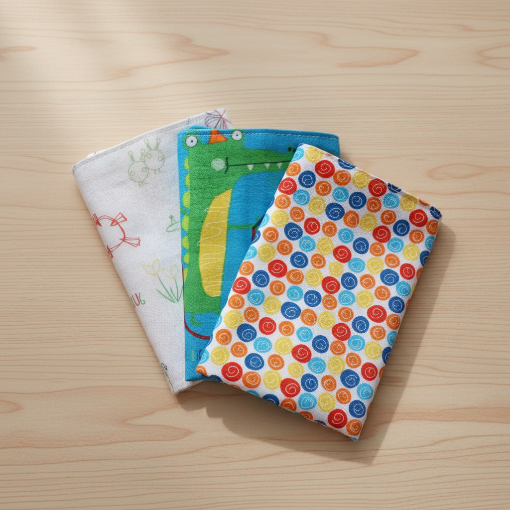 Cotton handkerchiefs later alligator set 3