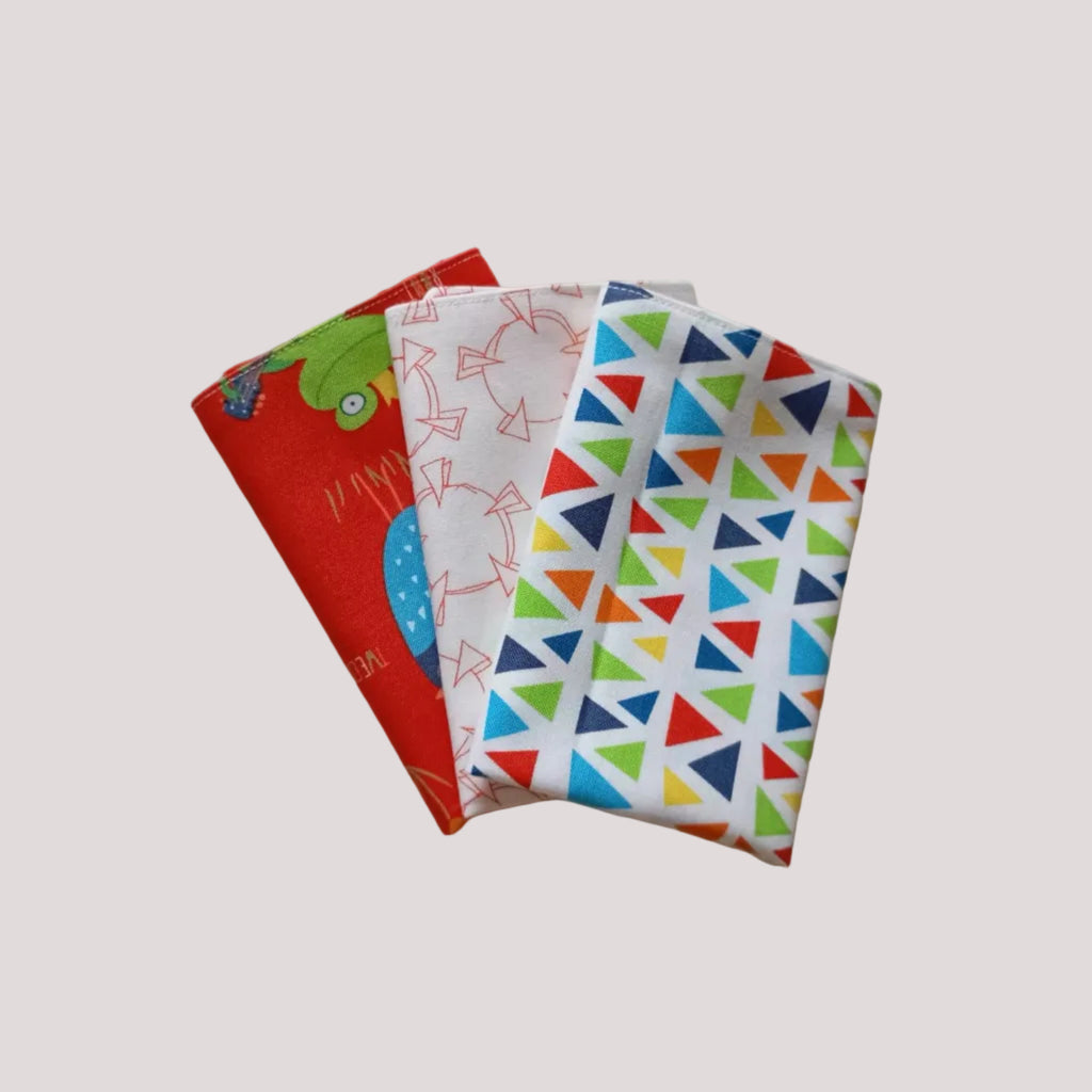 Cotton handkerchiefs later alligator set 4