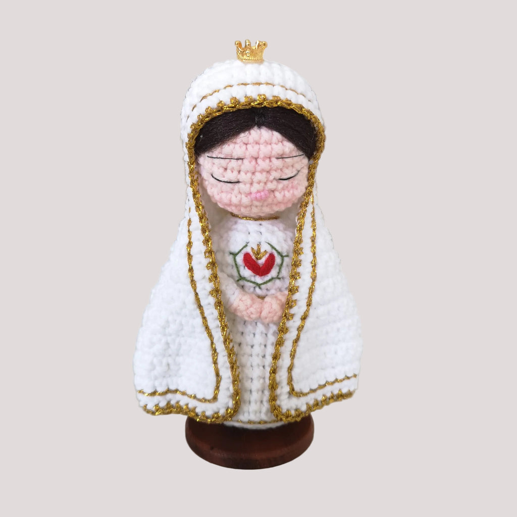Our Lady of Fatima crochet doll 2