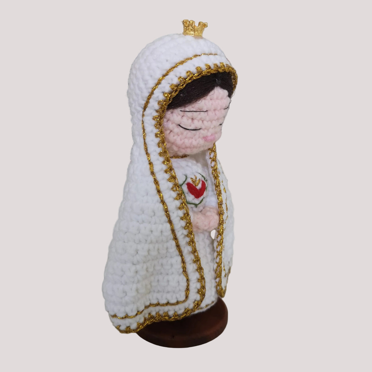 Our Lady of Fatima crochet doll 2