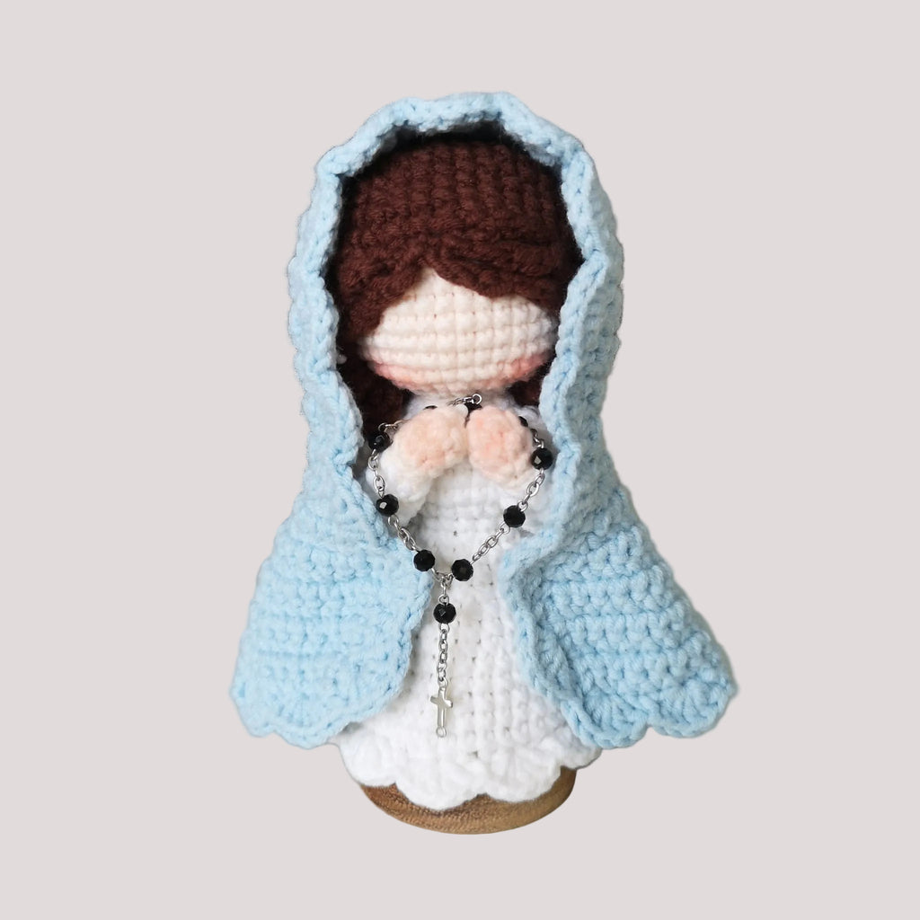 Mother Mary crochet doll