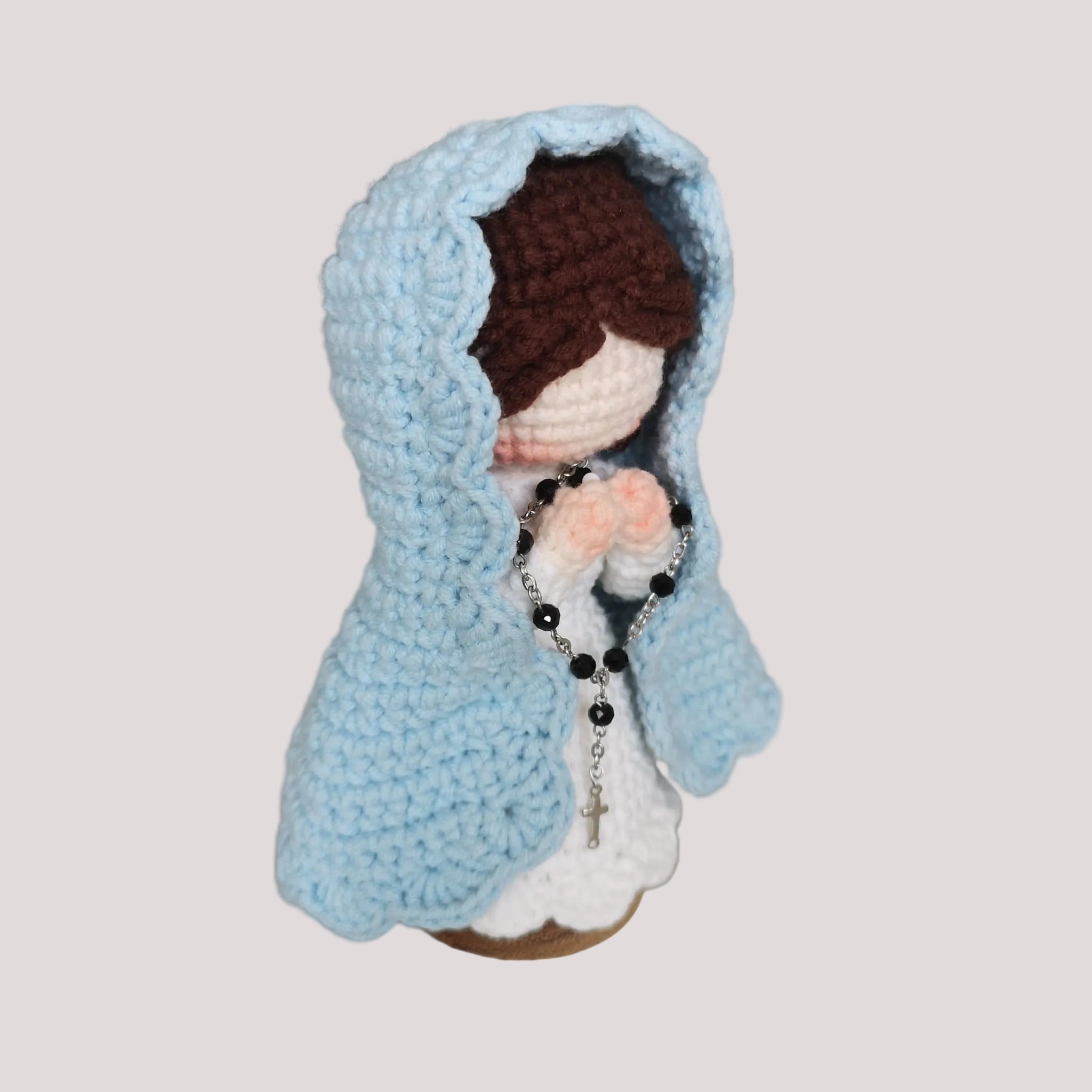 Mother Mary crochet doll