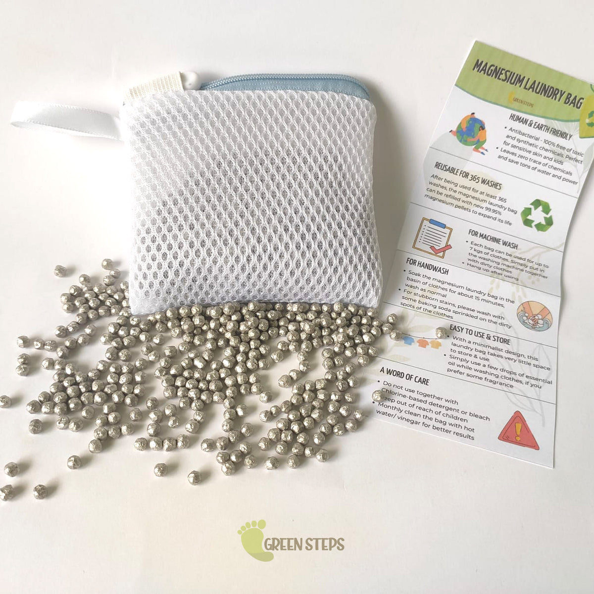 Magnesium laundry bag