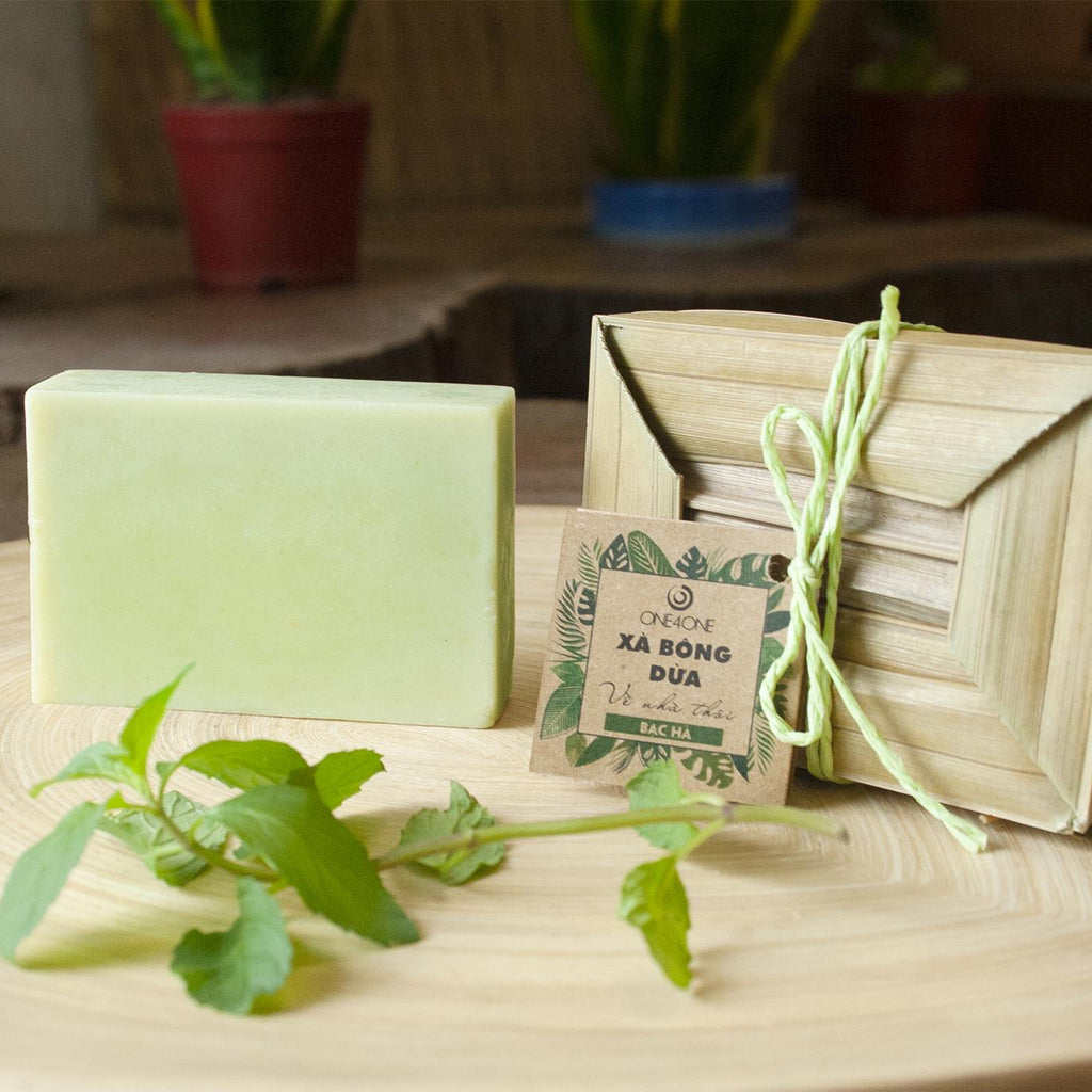 Coconut soap bar