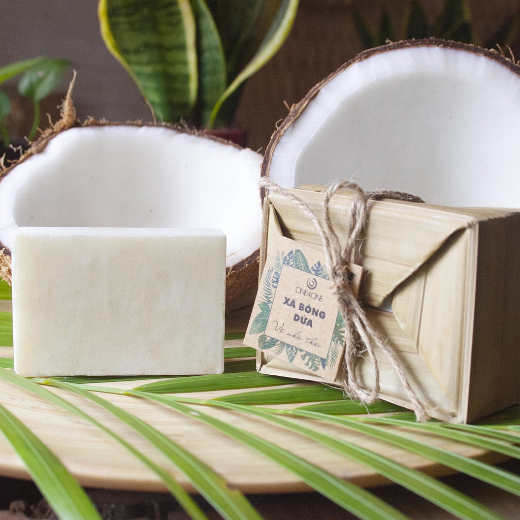 Coconut soap bar