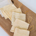 Silk facial pads