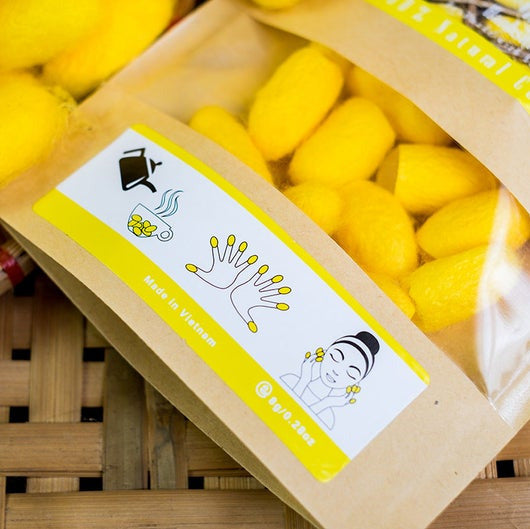 Silkworm cocoons