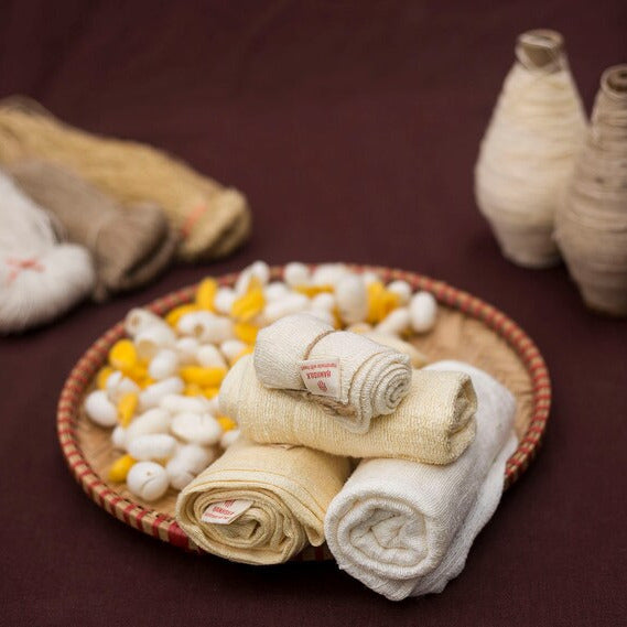 Silkworm cocoons