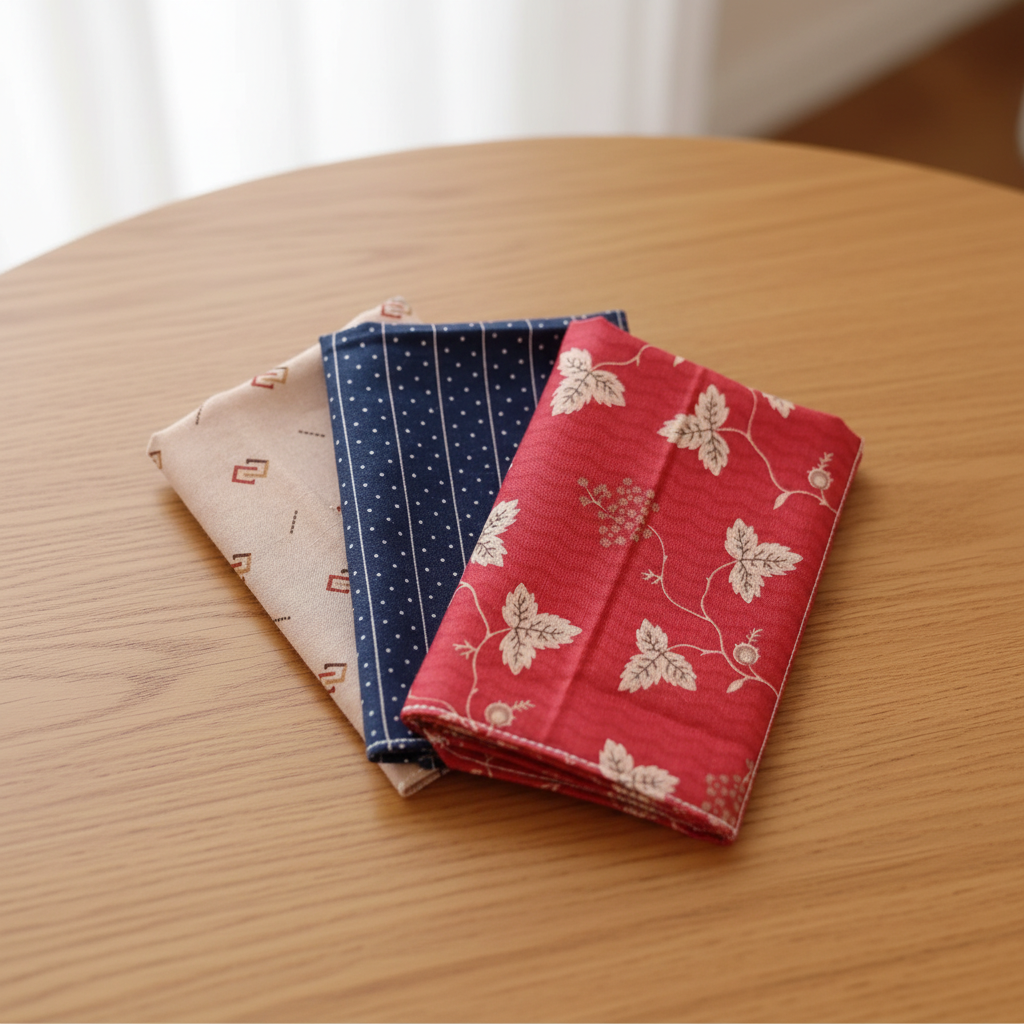 Cotton handkerchiefs classic set 7
